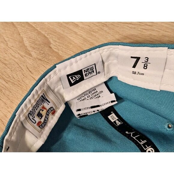 Tampa Bay Rays Sugar Skull Pinwheel Hat New Era 7 3/8 Cooperstown Cap - Picture 6 of 8